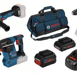 Bosch Blauw 3 Toolkit | combiset 18V | GSR 18 V-28 + GWS 18 V-10 + GBH 18 V-26 | 4.0Ah + 8.0Ah