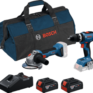 Bosch Blauw Accutoolkit Combipack 18V GSB 18V-65 + GWS 18V-8 | 2x GBA 18V 4.0Ah + Lader GAL 18V-40