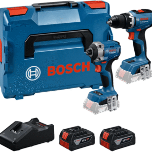 Bosch Blauw Accutoolkit Combipack 18V GSR 18V-65, GDR 18V-215 | 2x GBA 18V 5.0Ah + Lader GAL 18V-40