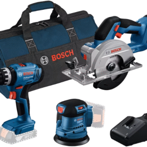 Bosch Blauw Combiset 18V-set met 3 machines | GSR + GWS + GBH + 3 x 4,0 Ah + GAL 18V-40