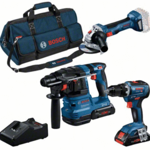 Bosch Blauw | Combopack | GSR 18V-55 + GWS 18V-7 + GBH 18V-22 | 18V | 2 x 4.0Ah ProCORE + lader