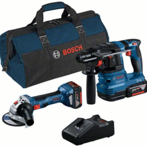 Bosch Blauw | Combopack | GWS 18V-7 + GBH 18V-22 | 18V | 2 x 4.0Ah + lader