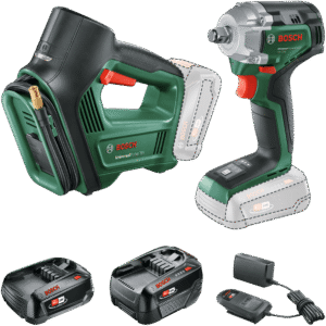 Bosch Groen Accutoolkit Combipack UniversalImpactDrive 18V-350 + UniversalPump 18V