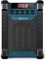 Denver Bouwradio met FM en Bluetooth oplaadbaar