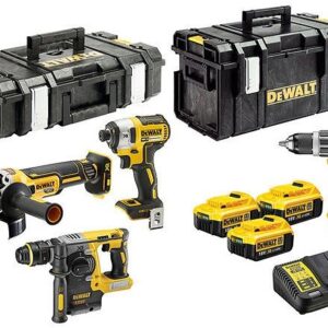 DeWalt DCK422P3 accu set | DCD796 + DCF887 + DCG405 en DCH273 in Toughsystem koffer | 18v 5.0Ah Li-ion