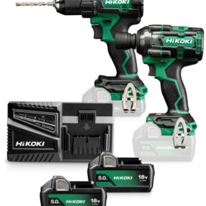 Hikoki KC18DEWMZ | Combopack 18V | 2 x 5,0 Ah accu + lader