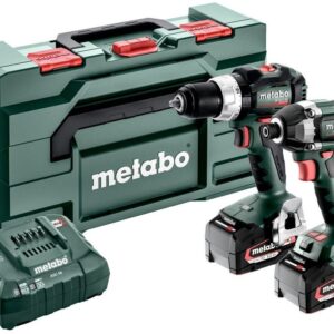 Metabo Accu Combo Set 2.8.8 | SB 18 LT BL (Klopboormachine) + SSD 18 LT 200 BL (Slagschroevendraaier) | 18 V | 2x 5.2Ah, ASC 55