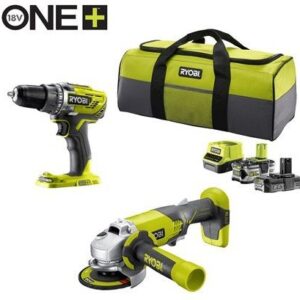 Ryobi R18DDAG-252S | ONE+ 18V Accu 2-delig Combokit