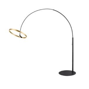 One Bow Vloerlamp 2700/3000K Black/Brass - SLV