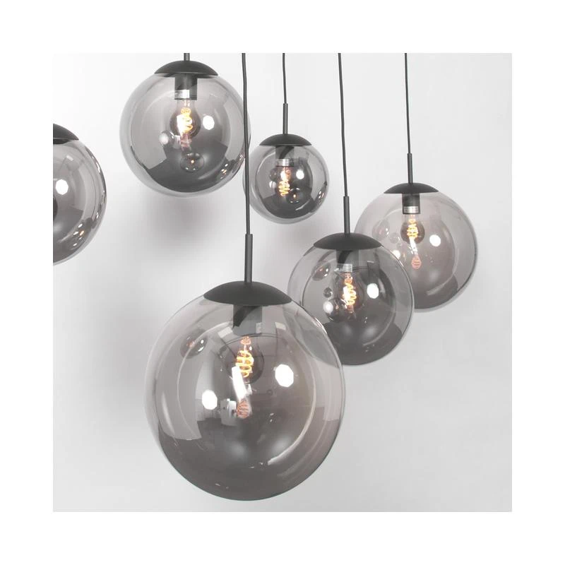 Maya 6-lichts Hanglamp Smoke - Afbeelding 4