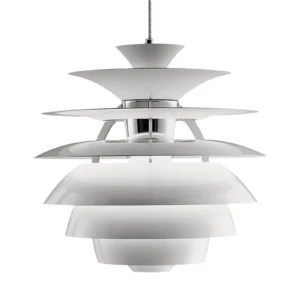 Clam Hanglamp Ø440 Opal/Brass - Fritz Hansen