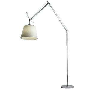 Tolomeo Mega Staande Lamp met Dimmer Ø420 Perkament/Aluminium - Artemide
