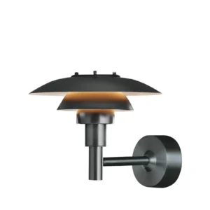 PH 3-2½ Buiten Wandlamp V2 Black - Louis Poulsen