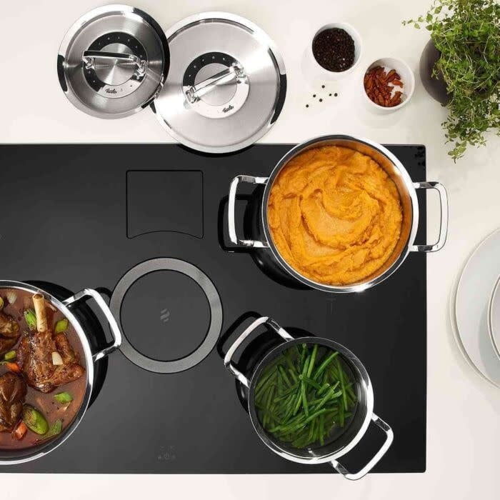 Fissler Original Profi 6 Delig - Steel-en Hapjespan RVS deksels - Afbeelding 8