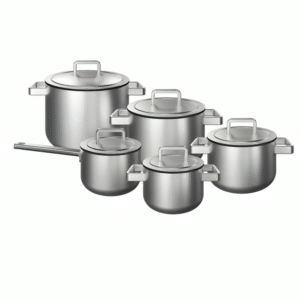 KOQI Downdraft Pannenset Uma 3-Ply 5-delig