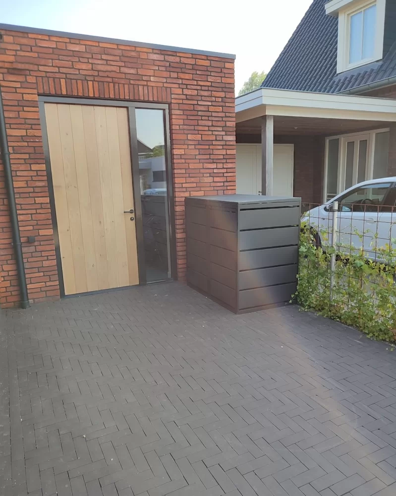 Kuba Store OmbouwZwart metaal | 4 Containers - Afbeelding 11