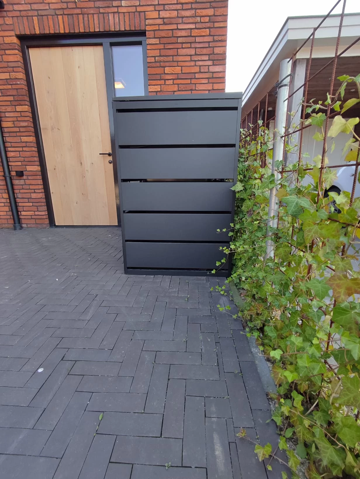Kuba Store Ombouw 3 Containers zwart metaal | 3 Containers - Afbeelding 3