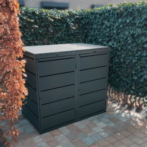 Kuba Store Ombouw antraciet metaal | 2 Containers