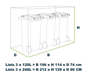 StyleOUT® Linis Ombouw | 3 Containers - Afbeelding 11