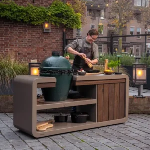 Design Big green egg buitenkeuken