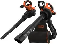 BLACK+DECKER BEBLV300 3000W 3IN1 Bladblazer met ruggedragen opvangzak
