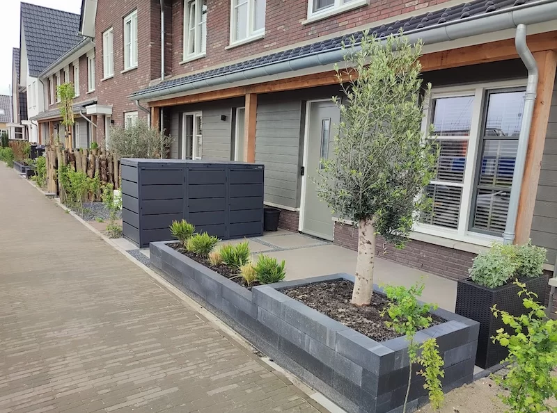Kuba Store Ombouw Antraciet metaal | 5 Containers - Afbeelding 4