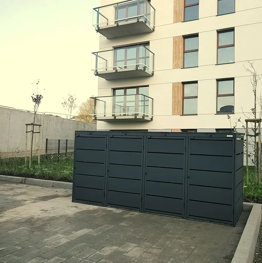 Kuba Store Ombouw Antraciet metaal | 5 Containers - Afbeelding 10