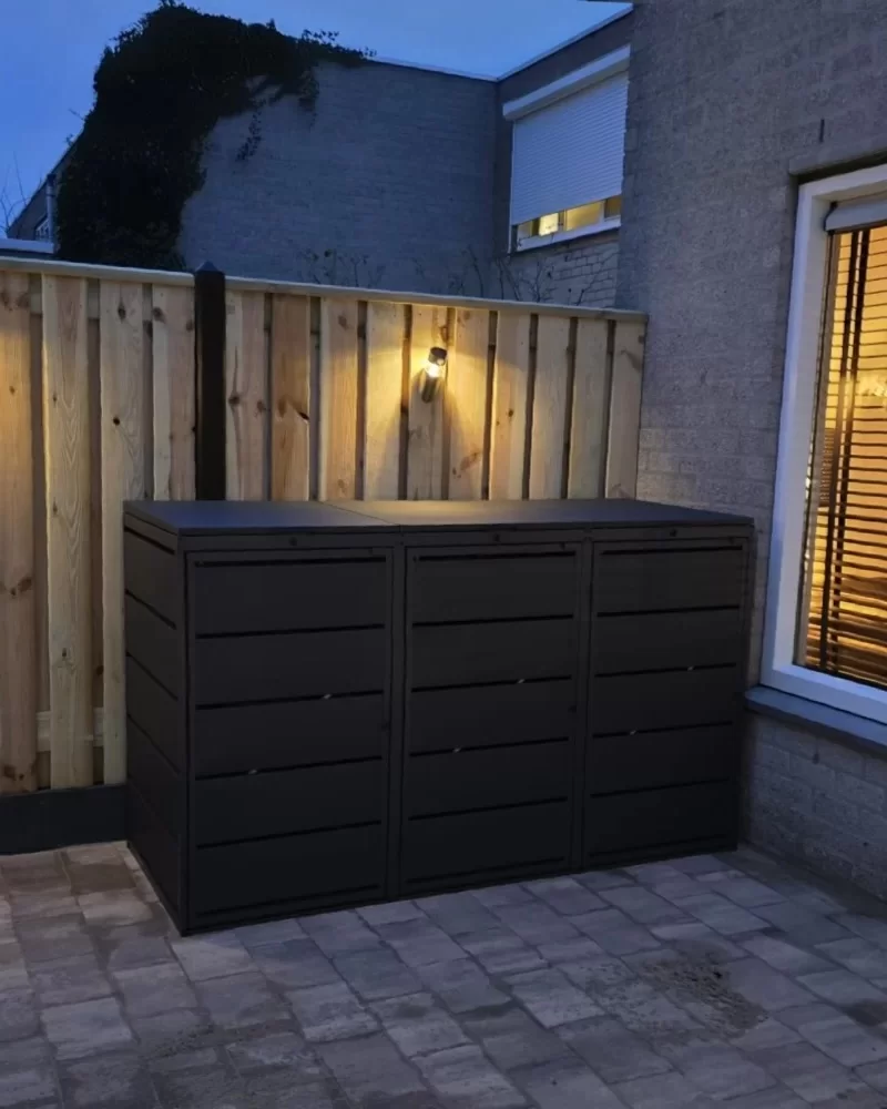 Kuba Store OmbouwZwart metaal | 4 Containers - Afbeelding 15