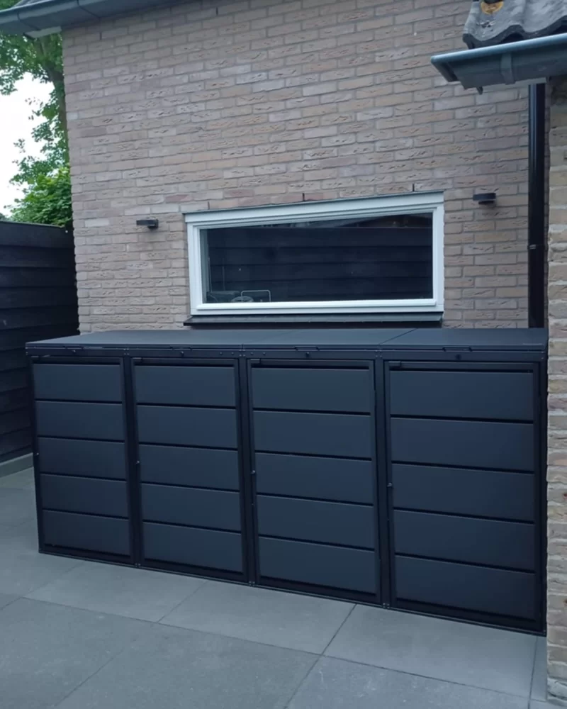 Kuba Store OmbouwZwart metaal | 4 Containers