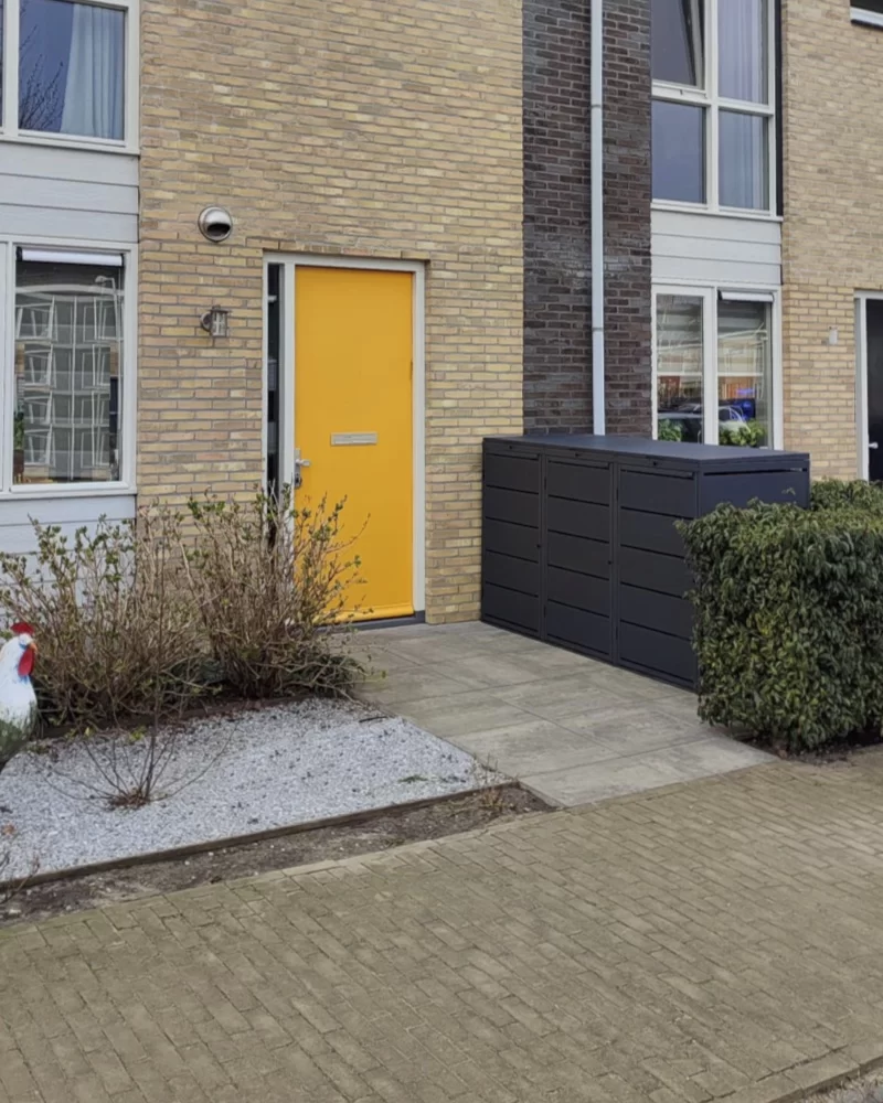 Kuba Store OmbouwZwart metaal | 4 Containers - Afbeelding 7