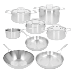 Demeyere Industry 5 Kookpannenset 8 Delig - Met Gratis set panbeschermers