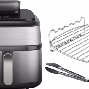 Philips 5000 Series Dual Basket NA555/00 + Dubbellaagse kookset