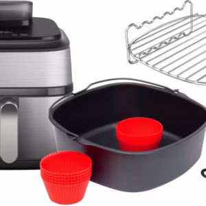 Philips 5000 Series Dual Basket NA555/00 + Dubbellaagse kookset + Bakmeesterset