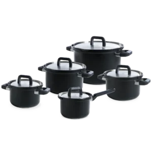 BK Flow Cool Black RVS pannenset 5-delig