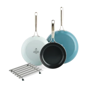 BK Sky Blue + onderzetters