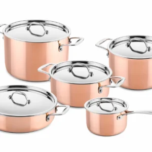 Pannenset Ducq Copper (5-Delig)