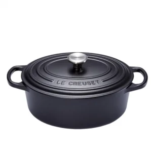 Braadpan Le Creuset Signature Ovaal Mat Zwart 35 cm