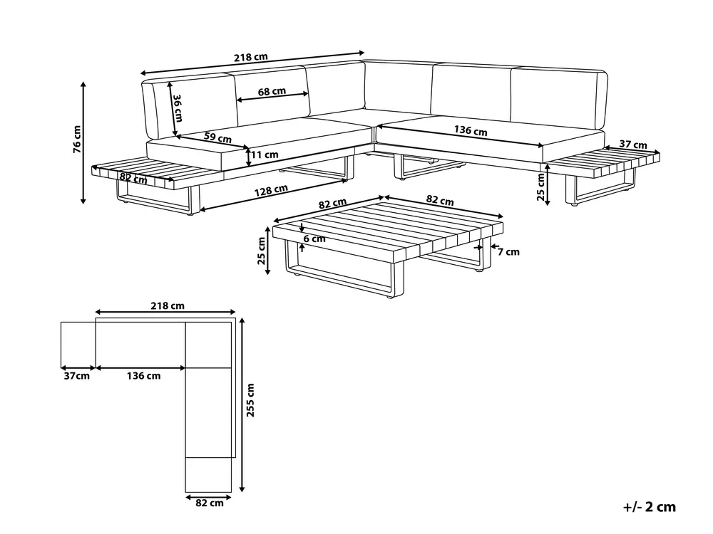 Loungeset Los Angeles - Afbeelding 11