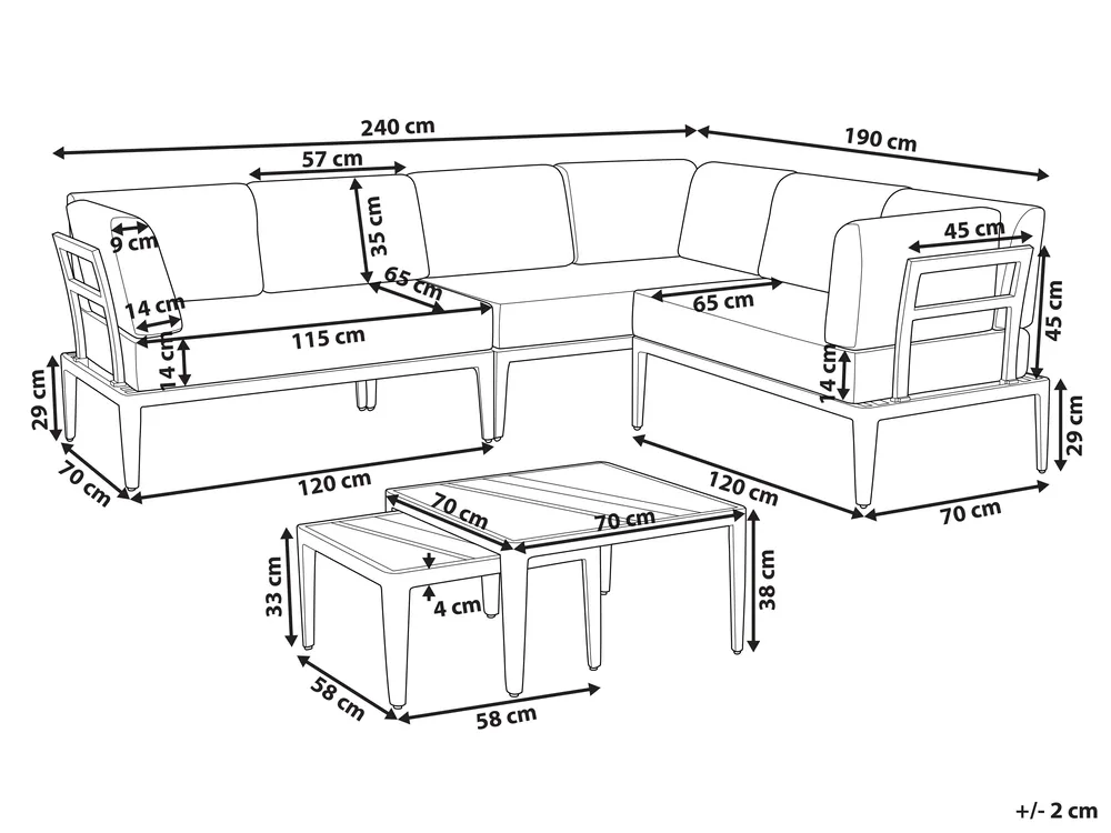 Loungeset Dallas - Afbeelding 17