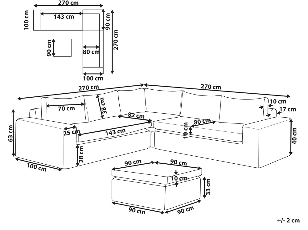 Loungeset Memphis - Afbeelding 17