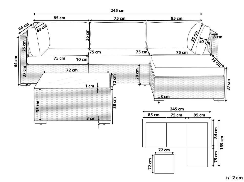 Loungeset San Antonio - Afbeelding 9